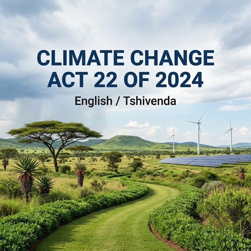 Climate Change Act 22 of 2024 (English / Tshivenda)