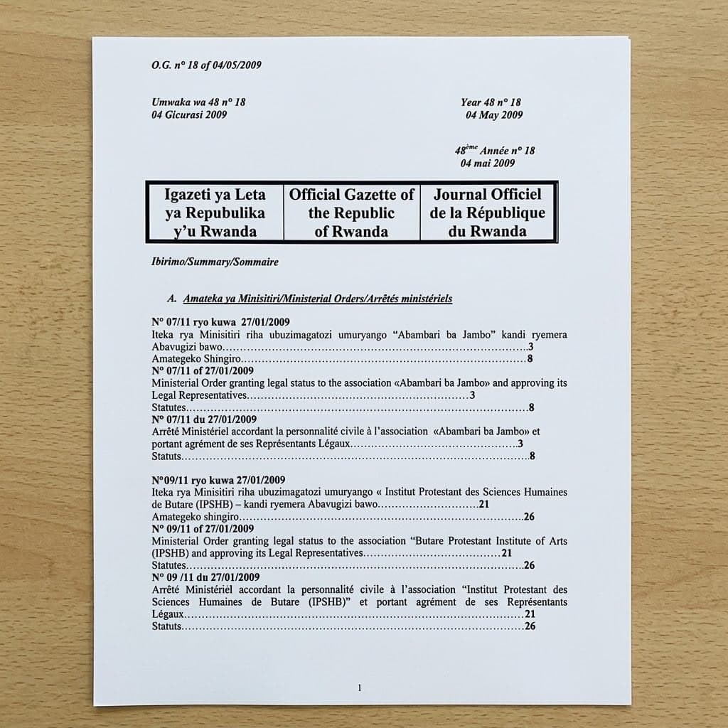 Granting Legal Status to Next Generation Connect (NGC) and Approving its Legal Representatives