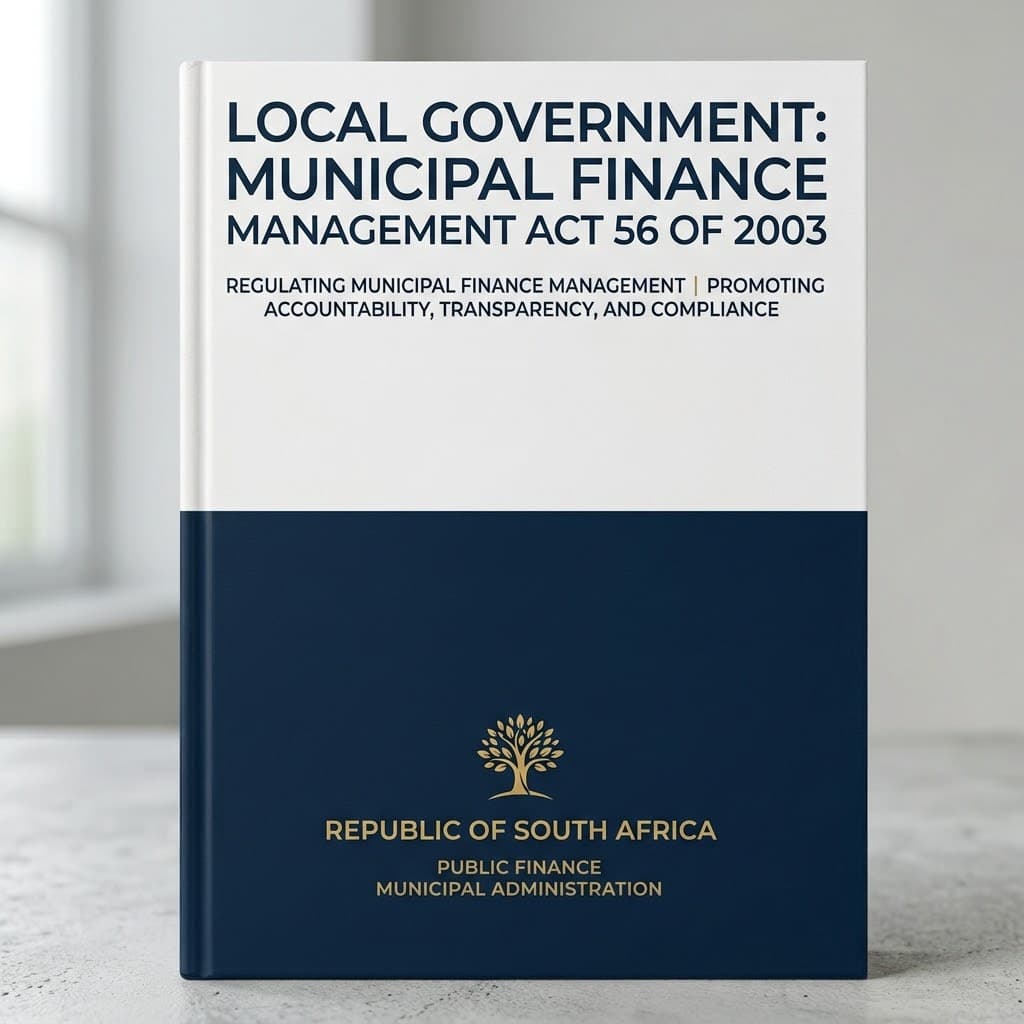 Local Government: Municipal Finance Management Act 56 of 2003