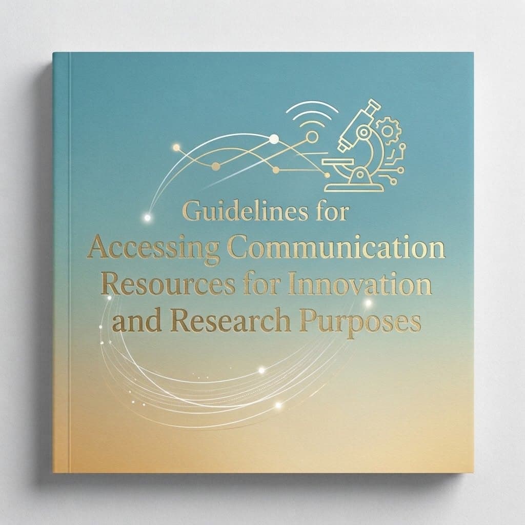 Guidelines for Accessing Communication Resources for Innovation and Research Purposes