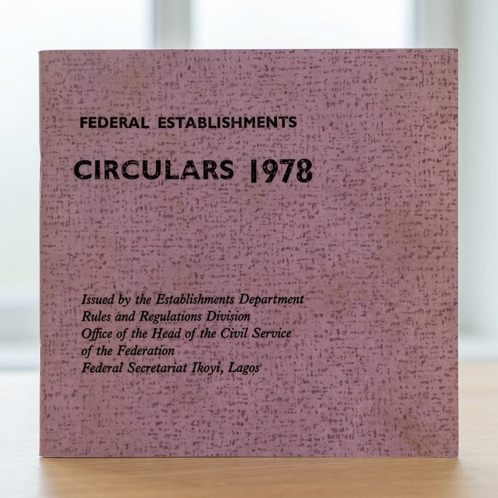 Federal Establishments Circulars for 1978