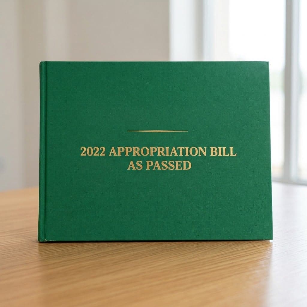 2022 Appropriation Bill as Passed