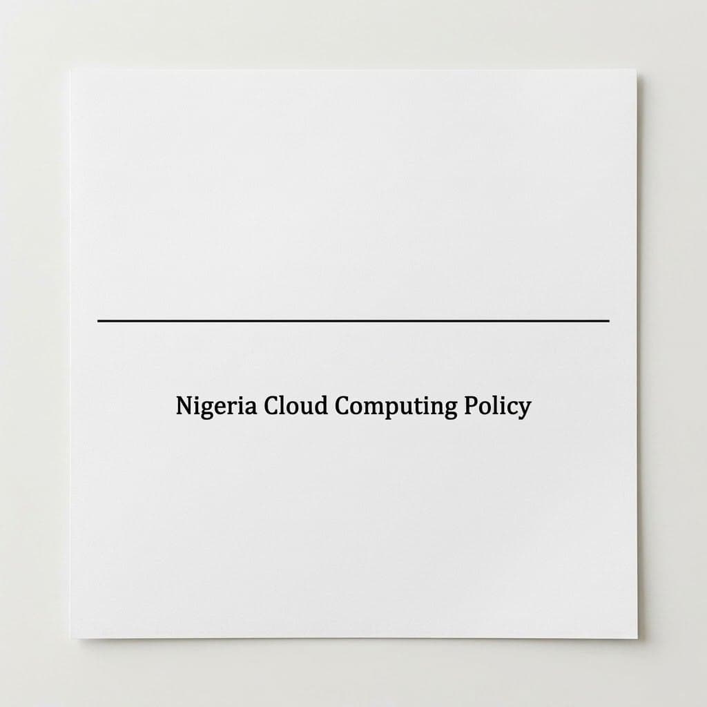 National Cloud Computing Policy