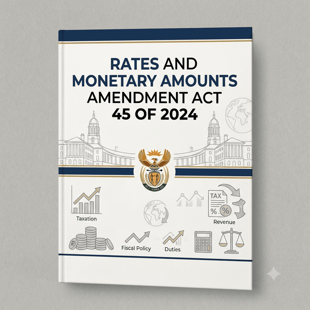 Rates and Monetary Amounts Amendment Act 45 of 2024 (English / Afrikaans)