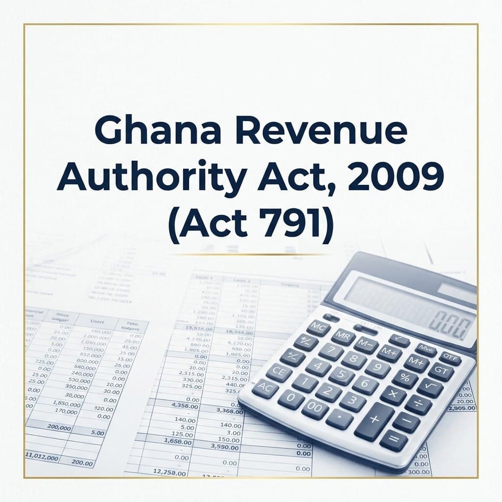 Ghana Revenue Authority Act, 2009 (Act 791)