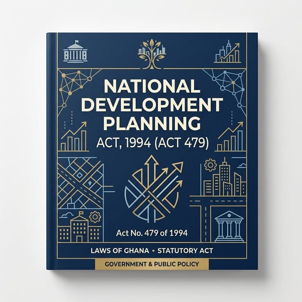 National Development Planning Commission Act, 1994 (Act 479)