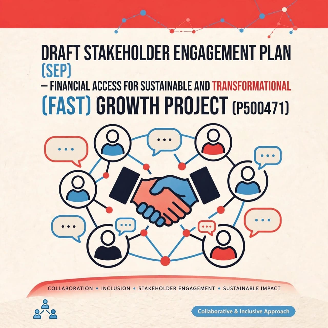 Draft Stakeholder Engagement Plan (SEP) — Financial Access for Sustainable and Transformational (FAST) Growth Project (P500471)