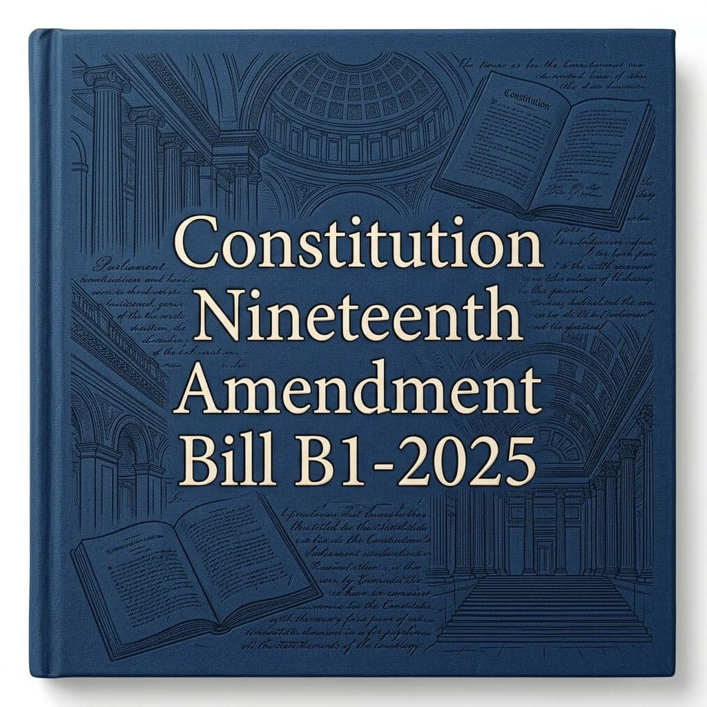 Constitution Nineteenth Amendment Bill B1-2025