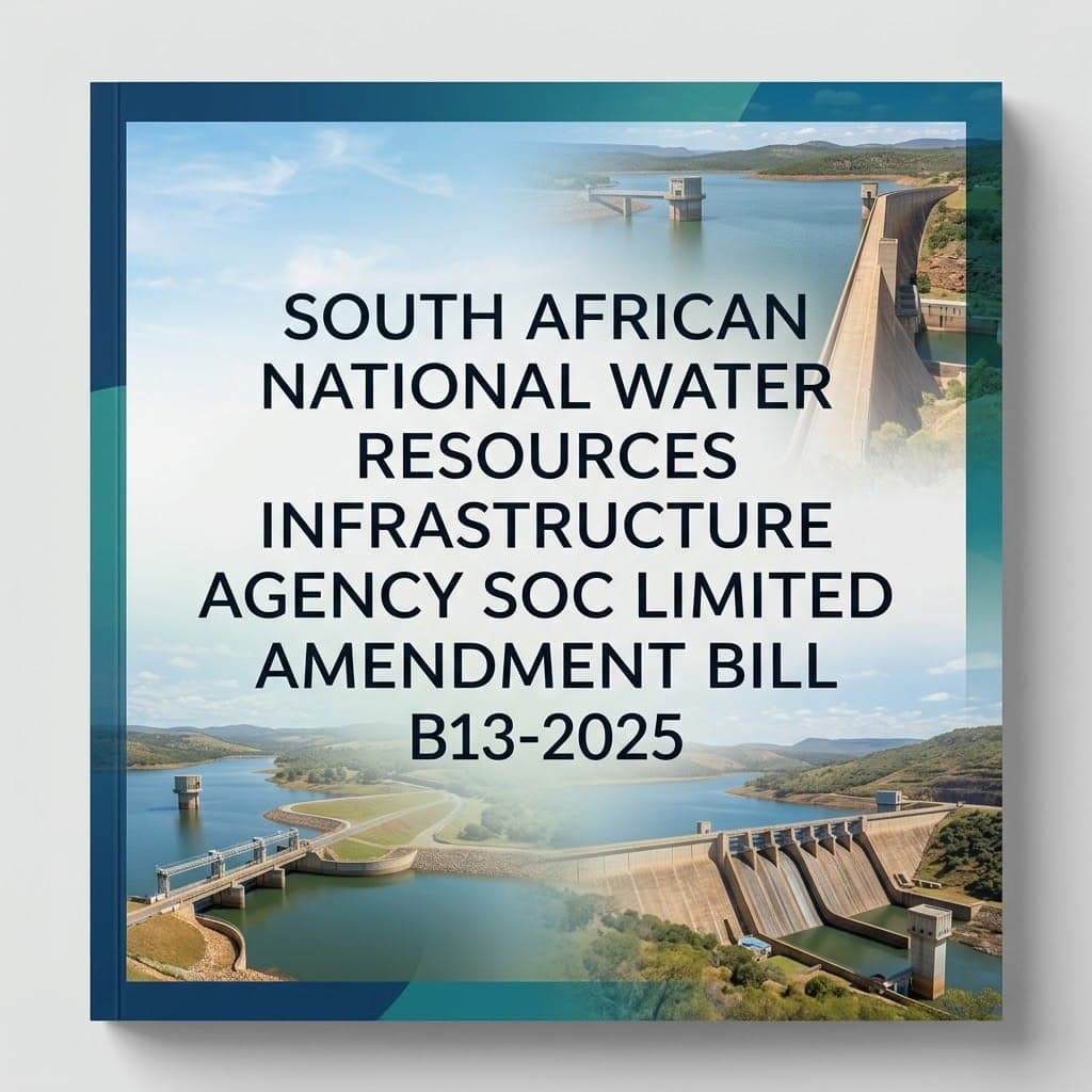 South African National Water Resources Infrastructure Agency SOC Limited Amendment Bill B13-2025