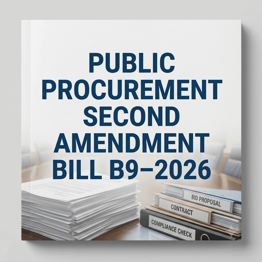 Public Procurement Second Amendment Bill (B9–2026)