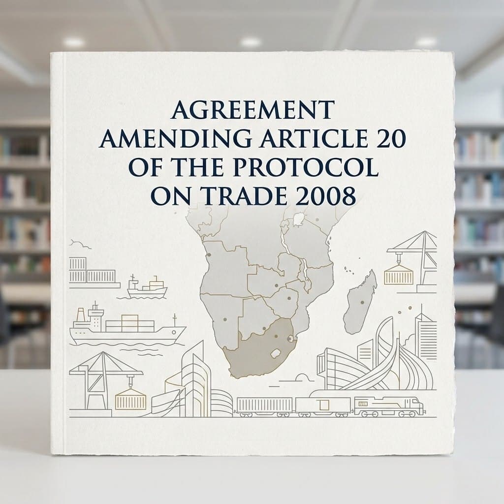 Agreement Amending Article 20 of the Protocol on Trade 2008 - English