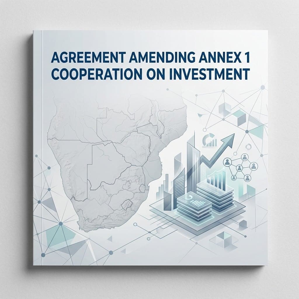 Agreement Amending Annex 1 - Cooperation on Investment on the Protocol on Finance & Investment 2016 - English