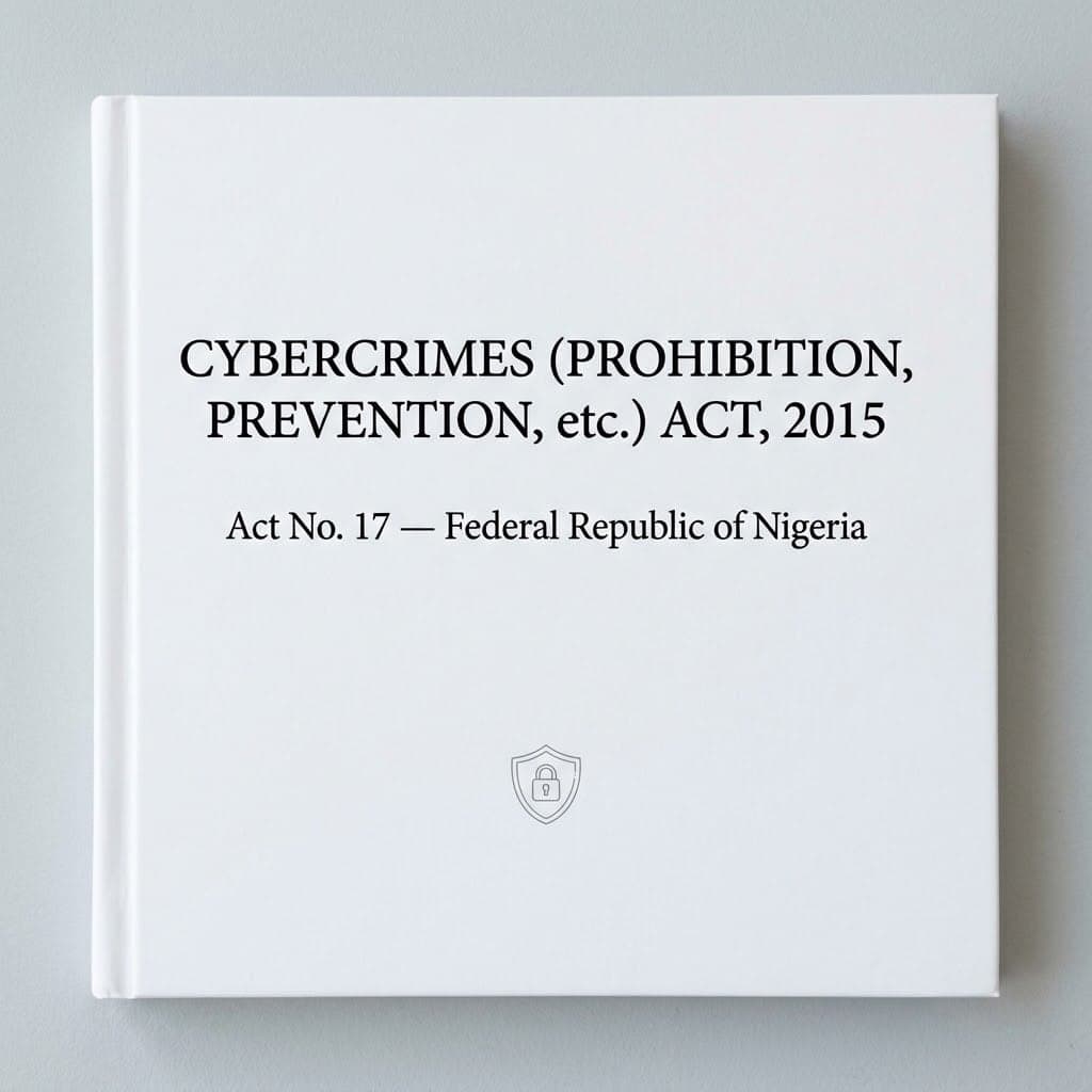 Nigeria's Cybercrimes (Prohibition, Prevention, etc.) Act, 2015