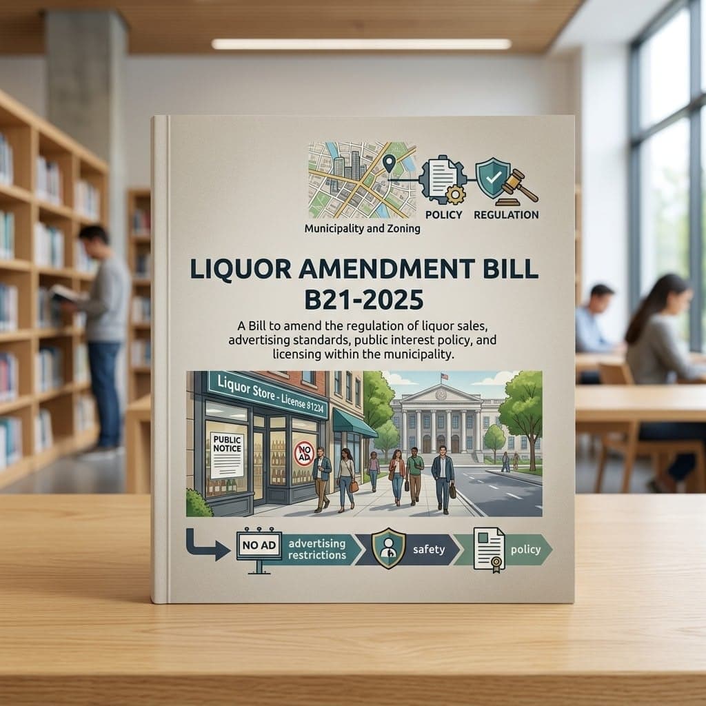 Liquor Amendment Bill B21-2025