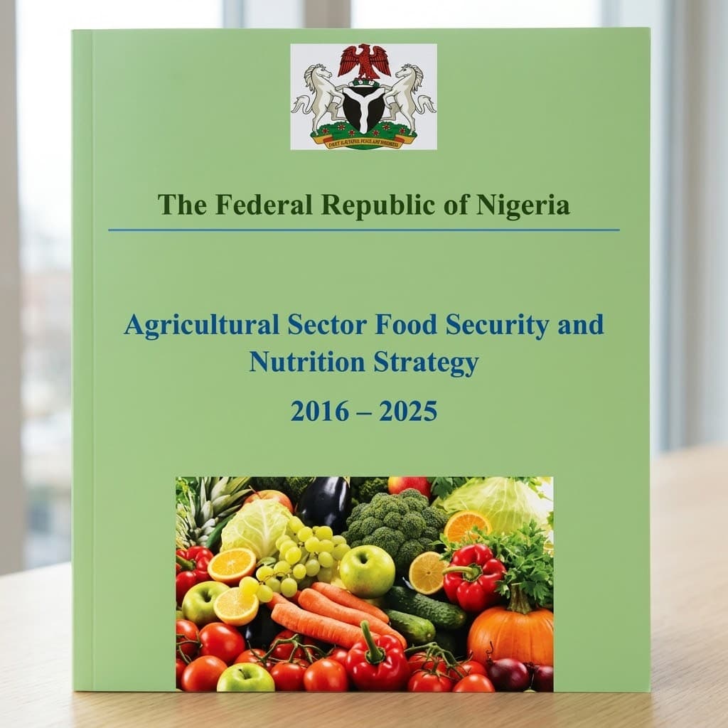 Agricultural Sector Food Security and Nutrition Strategy 2016–2025