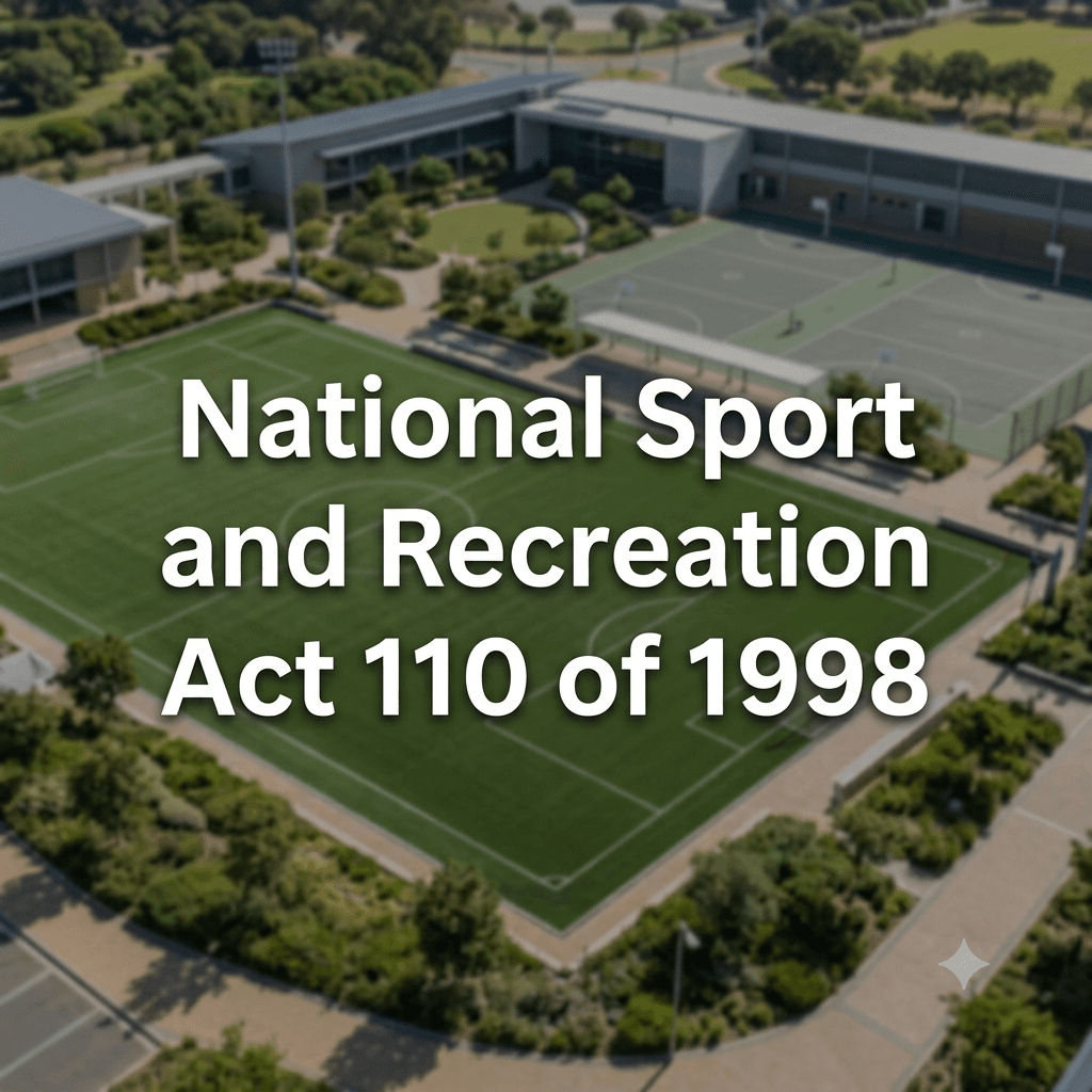 National Sport and Recreation Act 110 of 1998