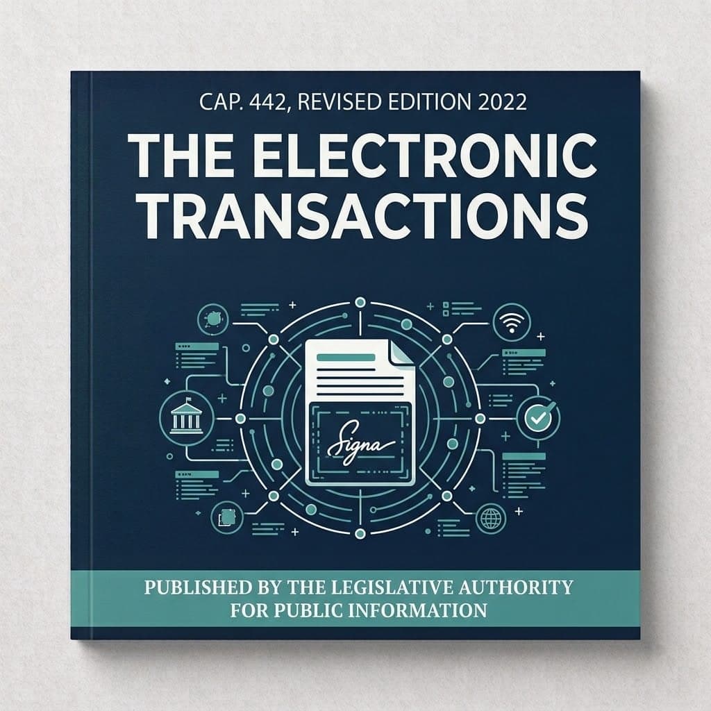 The Electronic Transactions Act, Cap. 442, Revised Edition 2022
