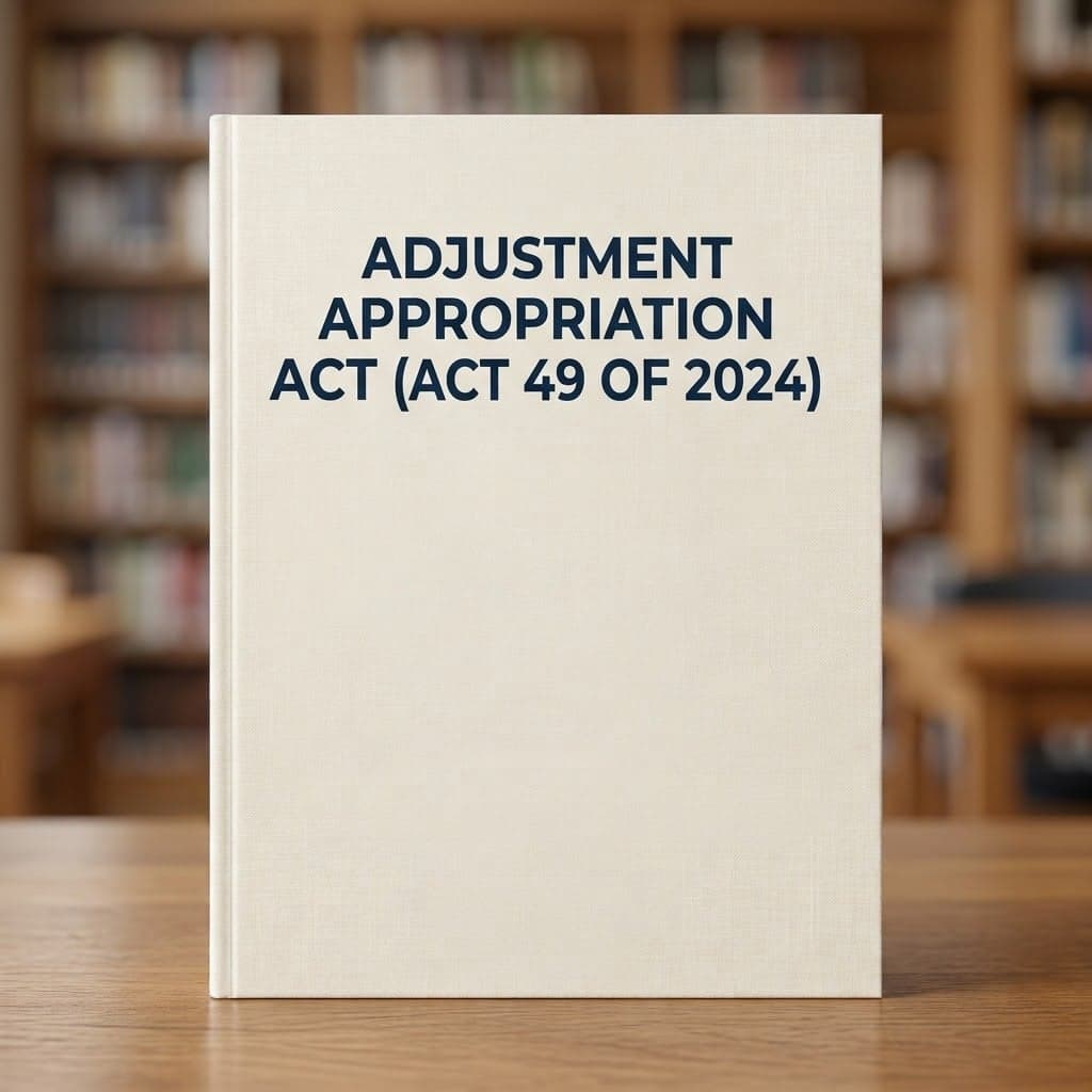 Adjustments Appropriation Act 49 of 2024 (English / Setswana)