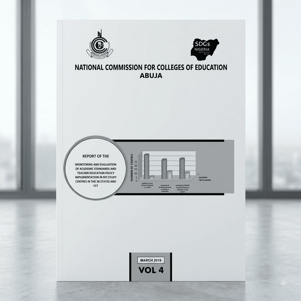Nigeria's Report of the Monitoring and Evaluation of Academic Standards and Teacher Education Policy Implementation in NTI Study Centres in the 37 States and FCT