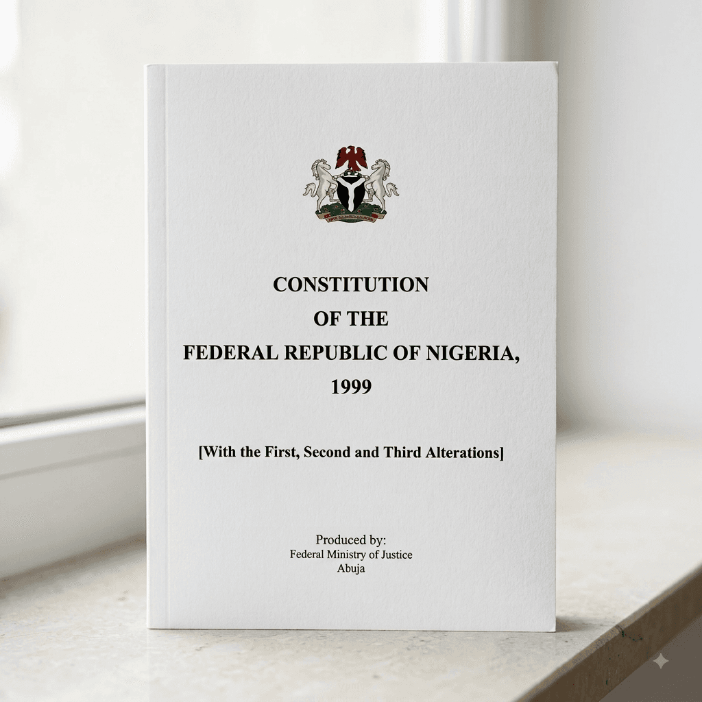 Constitution of the Federal Republic of Nigeria with the First, Second and Third Alterations