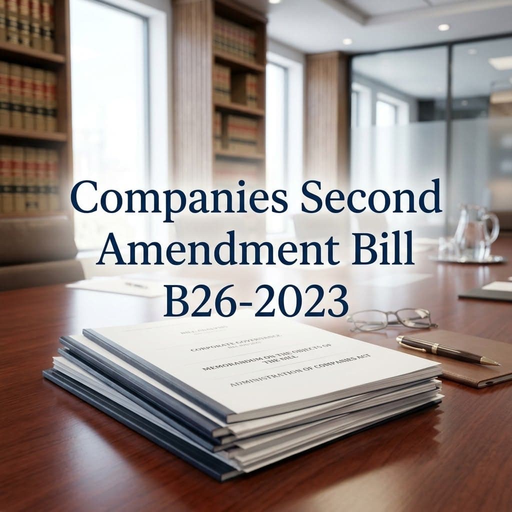 Companies Second Amendment Bill B26-2023