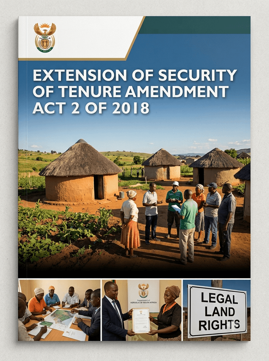 Extension of Security of Tenure Amendment Act 2 of 2018 (English / Afrikaans)