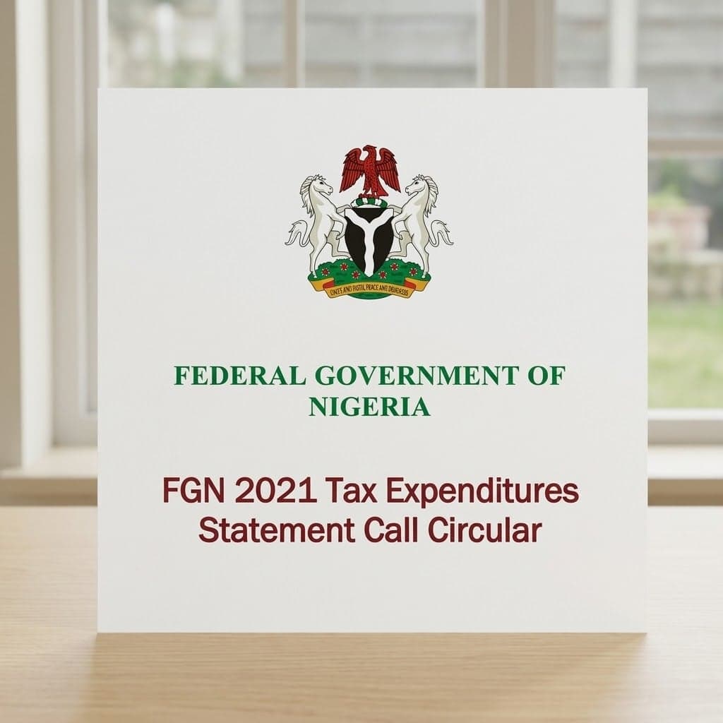 FGN 2021 Tax Expenditures Statement Call Circular