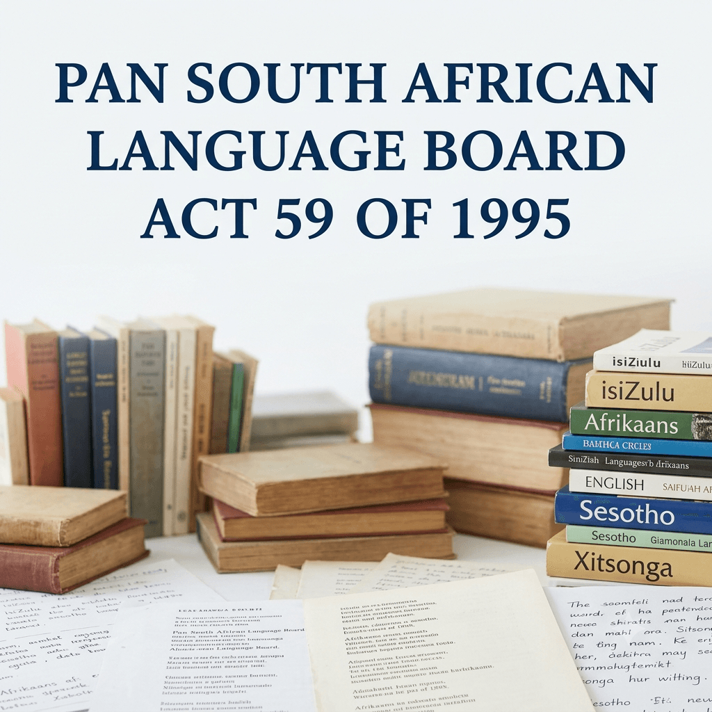 Pan South African Language Board Act 59 of 1995