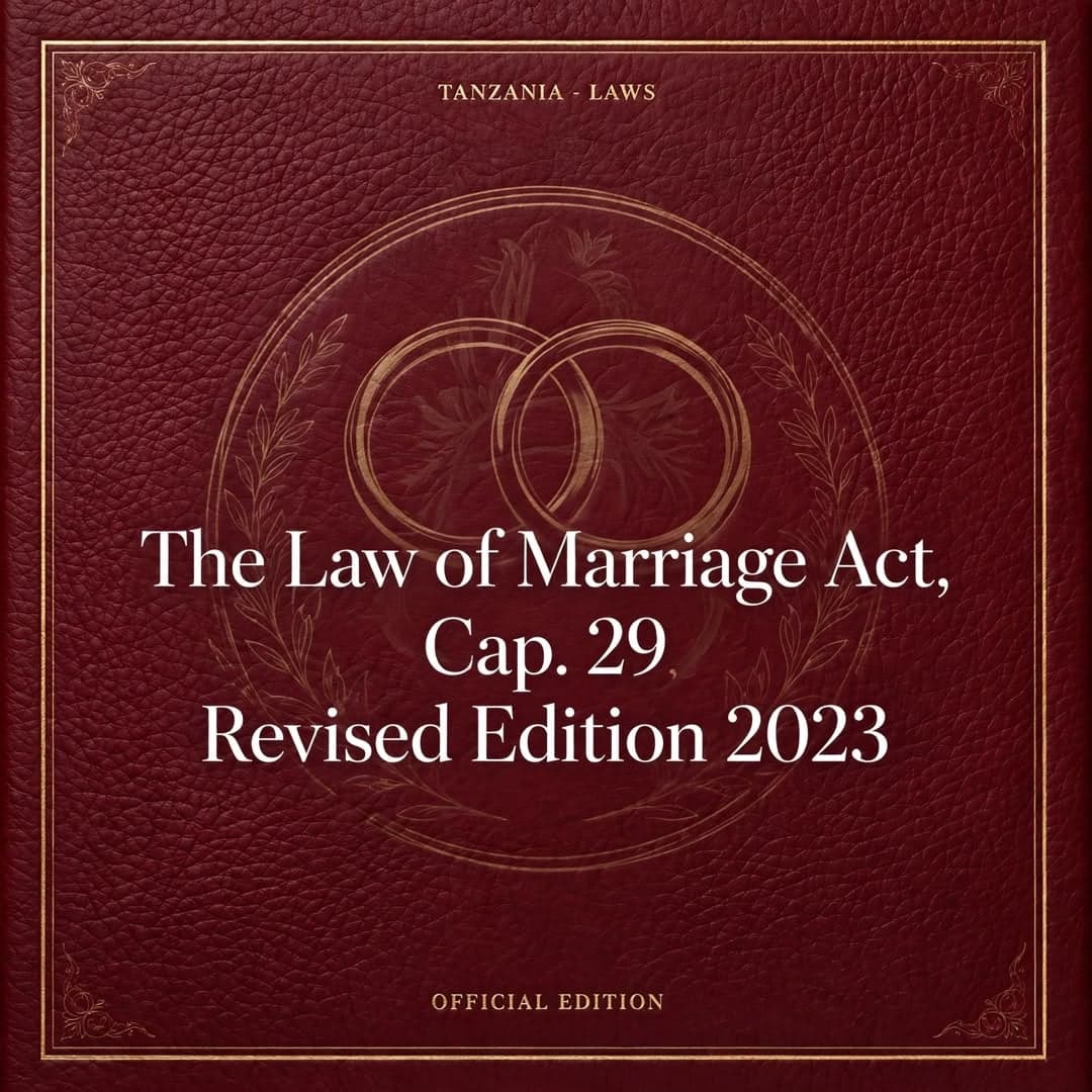 The Law of Marriage Act, Cap. 29, Revised Edition 2023