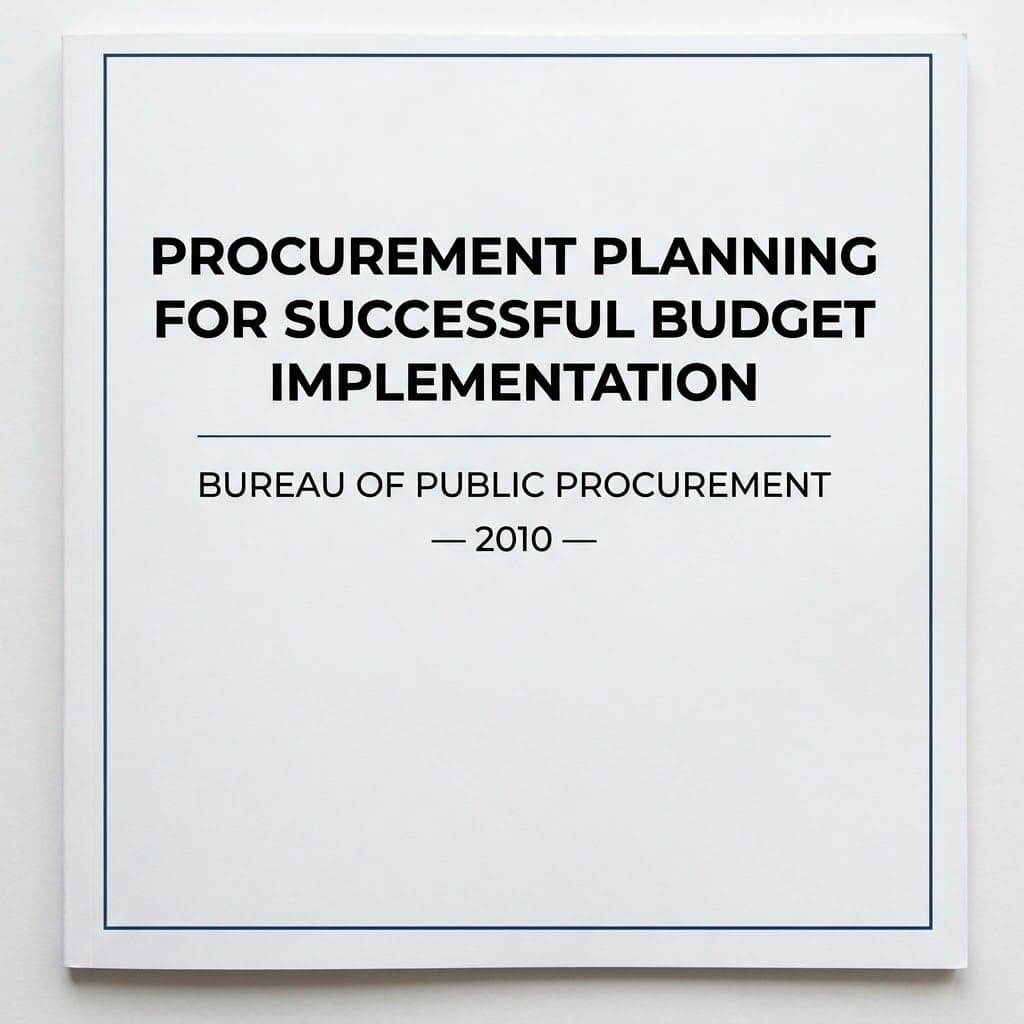 Nigeria's Procurement Planning for Successful Budget Implementation at One-day Workshop on Strengthening Budget Implementation for Enhanced Project Execution and Delivery