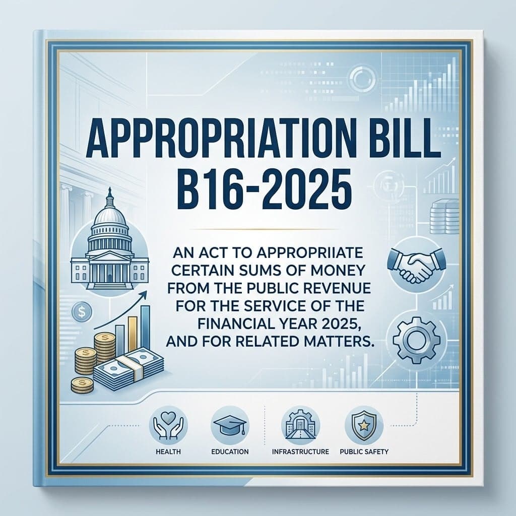 Appropriation Bill B16-2025