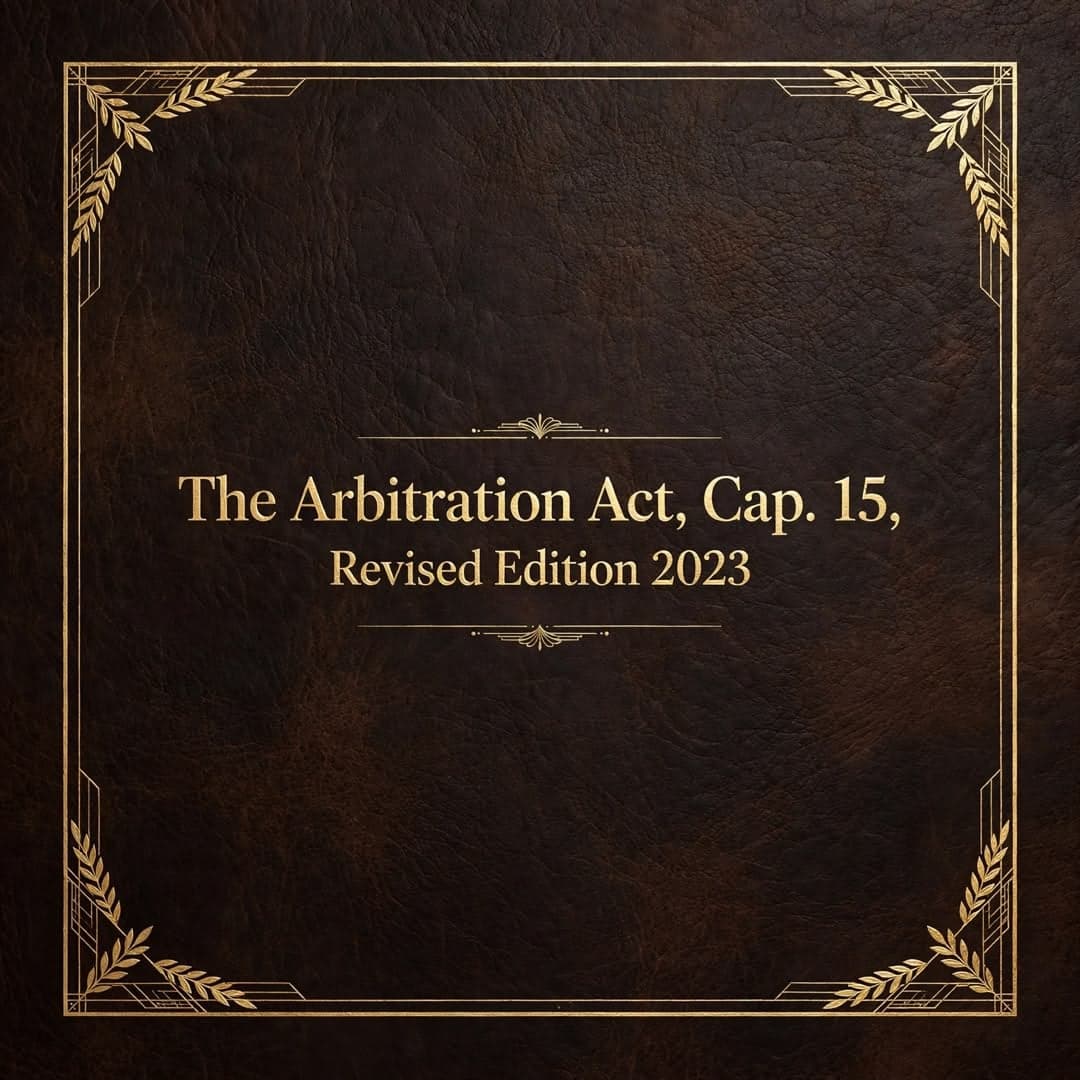 The Arbitration Act, Cap. 15, Revised Edition 2023.