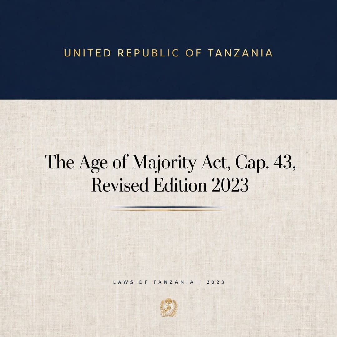 The Age of Majority Act, Cap. 43, Revised Edition 2023