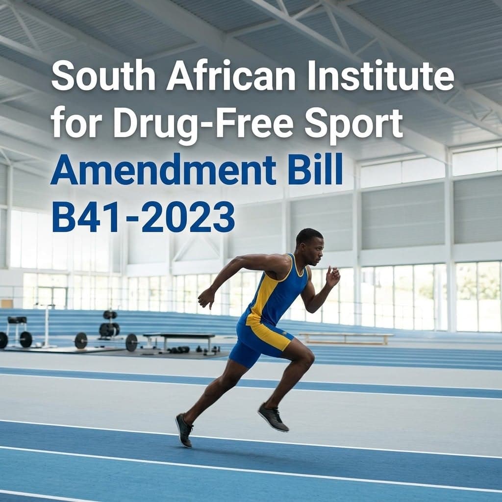 South African Institute for Drug-Free Sport Amendment Bill B41-2023