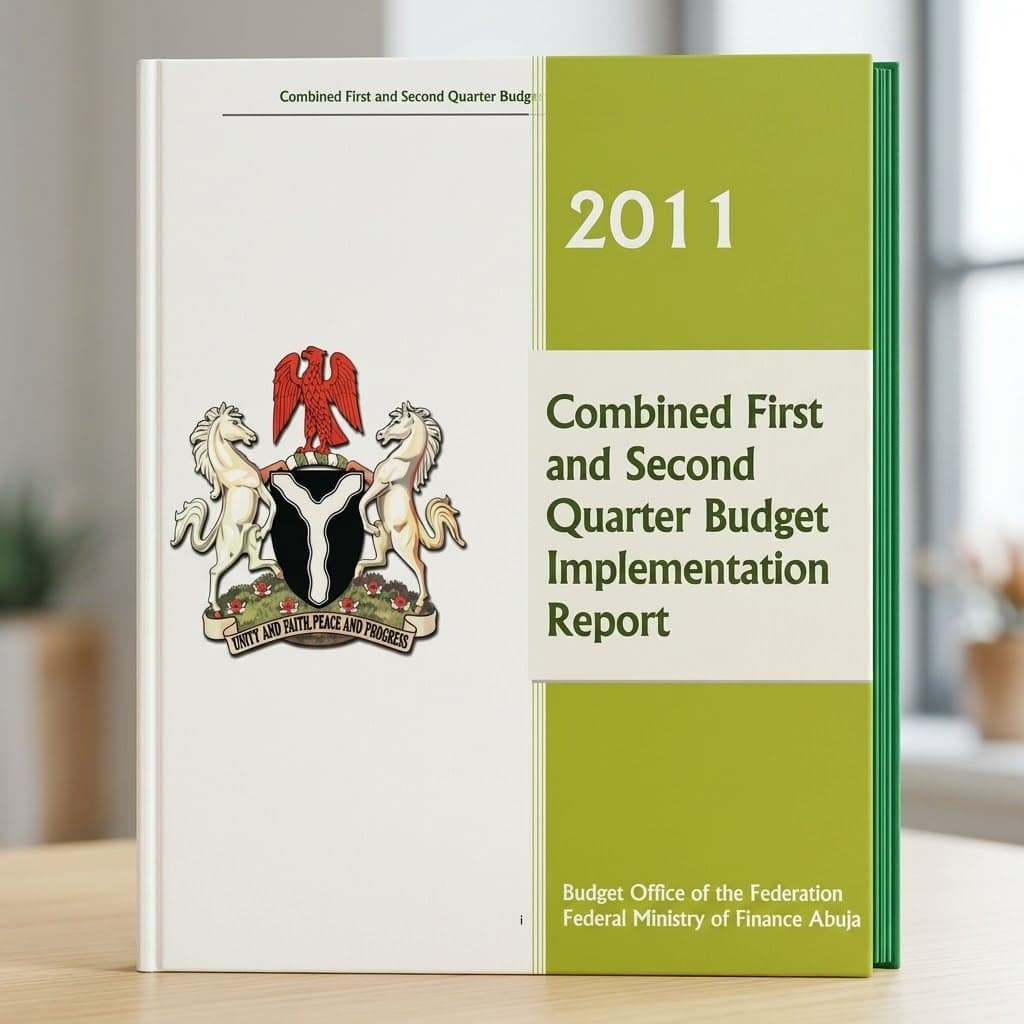 Nigeria's Combined First and Second Quarter Budget Implementation Report 2011