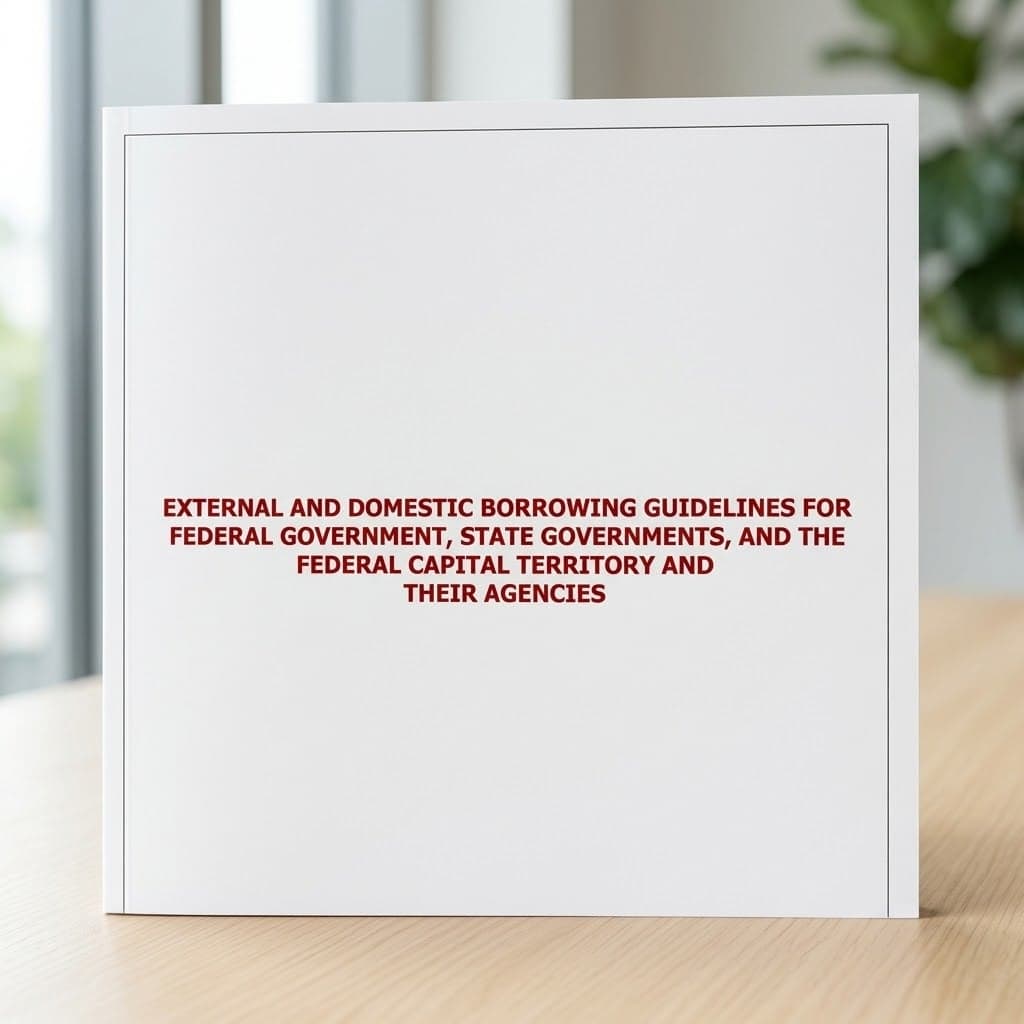 Revised External and Domestic Borrowing Guidelines for the Federal Government, State Governments, FCT, and their Agencies, 2020
