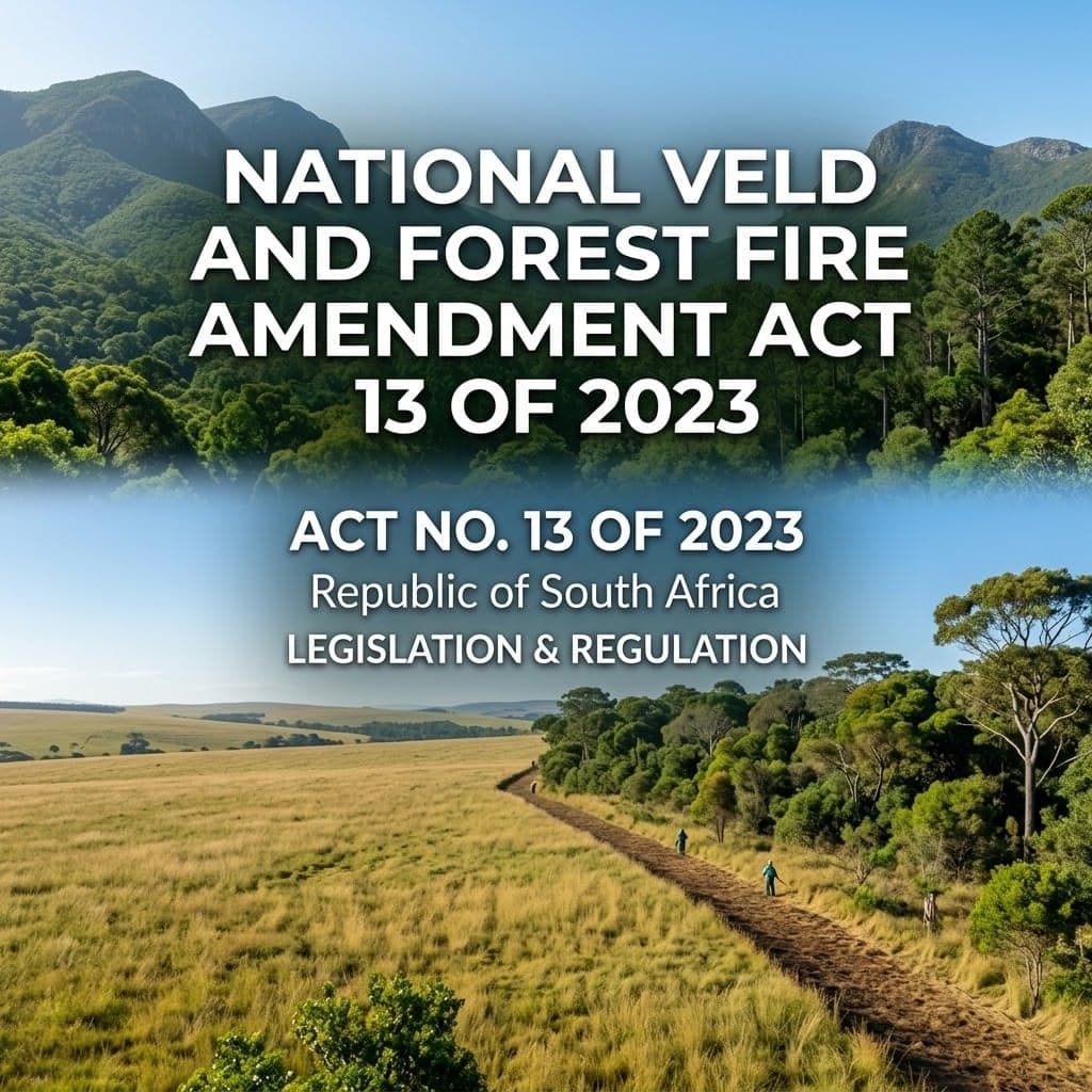 National Veld and Forest Fire Amendment Act 13 of 2023