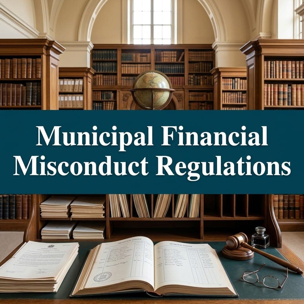 Municipal Regulations on Financial Misconduct Procedures and Criminal Proceedings