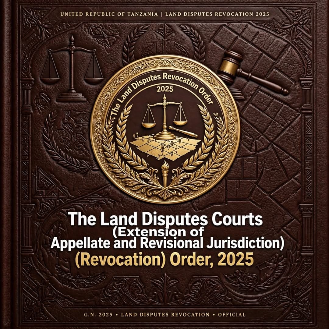 The Land Disputes Courts (Extension of Appellate and Revisional Jurisdiction) (Revocation) Order, 2025