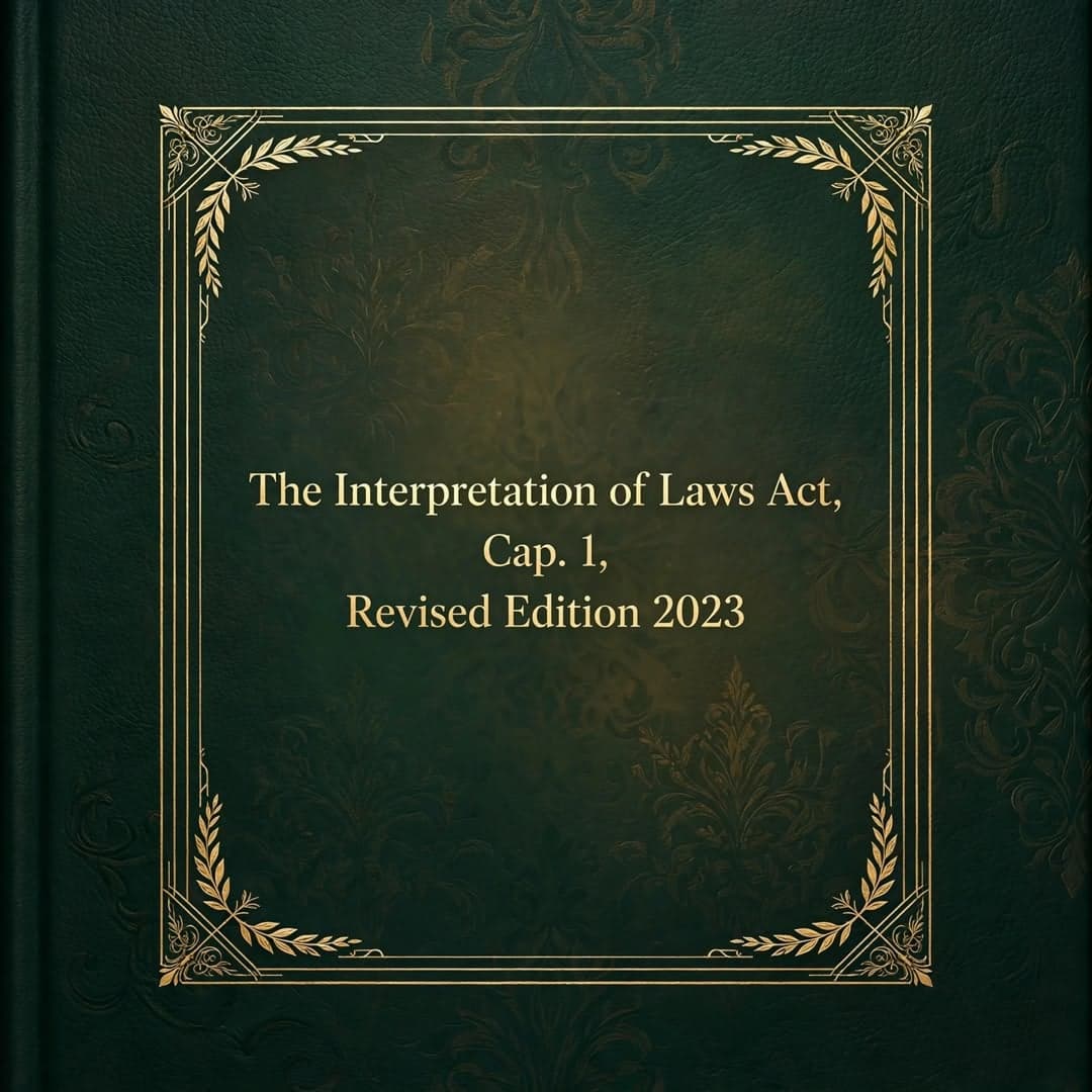 The Interpretation of Laws Act, Cap. 1, Revised Edition 2023.
