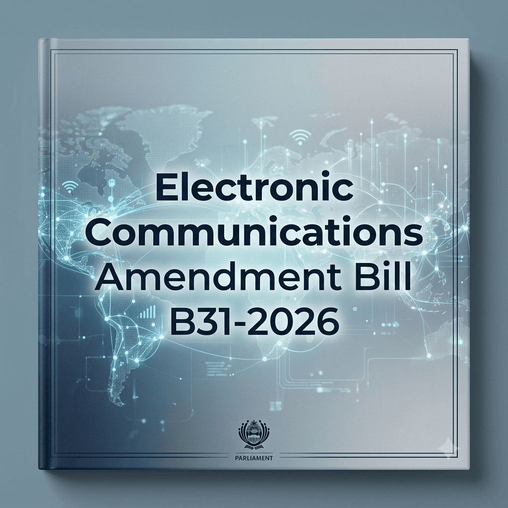 Electronic Communications Amendment Bill B31-2026