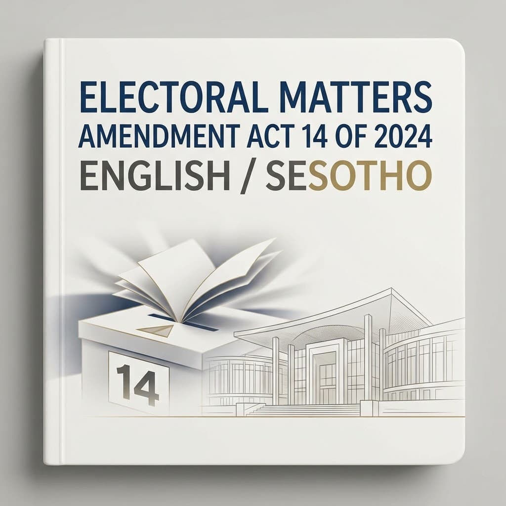Electoral Matters Amendment Act 14 of 2024 (English / Sesotho)