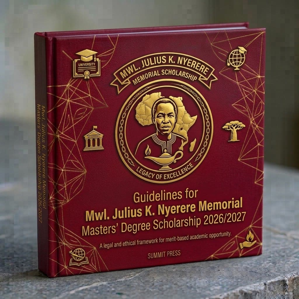 Guidelines for Mwl. Julius K. Nyerere Memorial Masters’ Degree Scholarship, 2026/2027