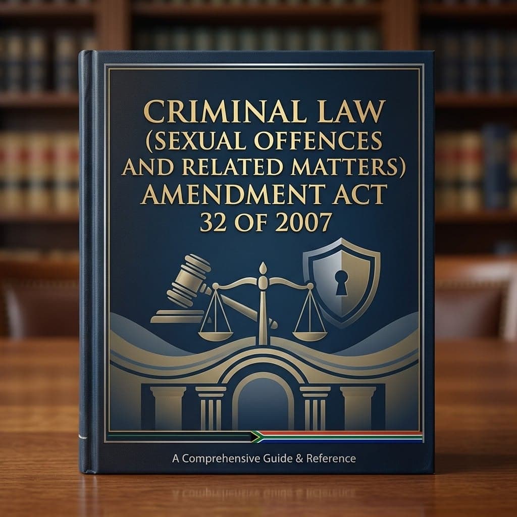 South Africa's Criminal Law (Sexual Offences and Related Matters) Amendment Act 32 of 2007