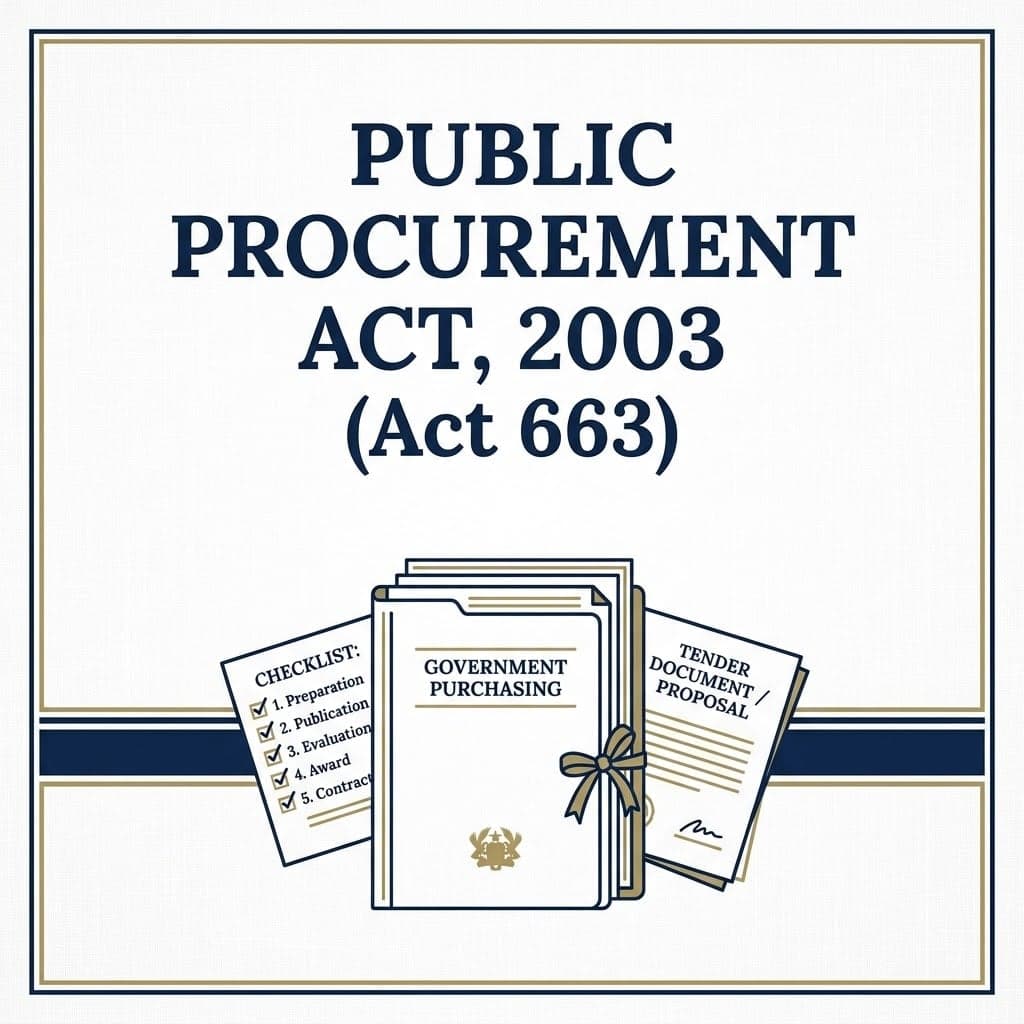 Public Procurement Act, 2003 (Act 663)