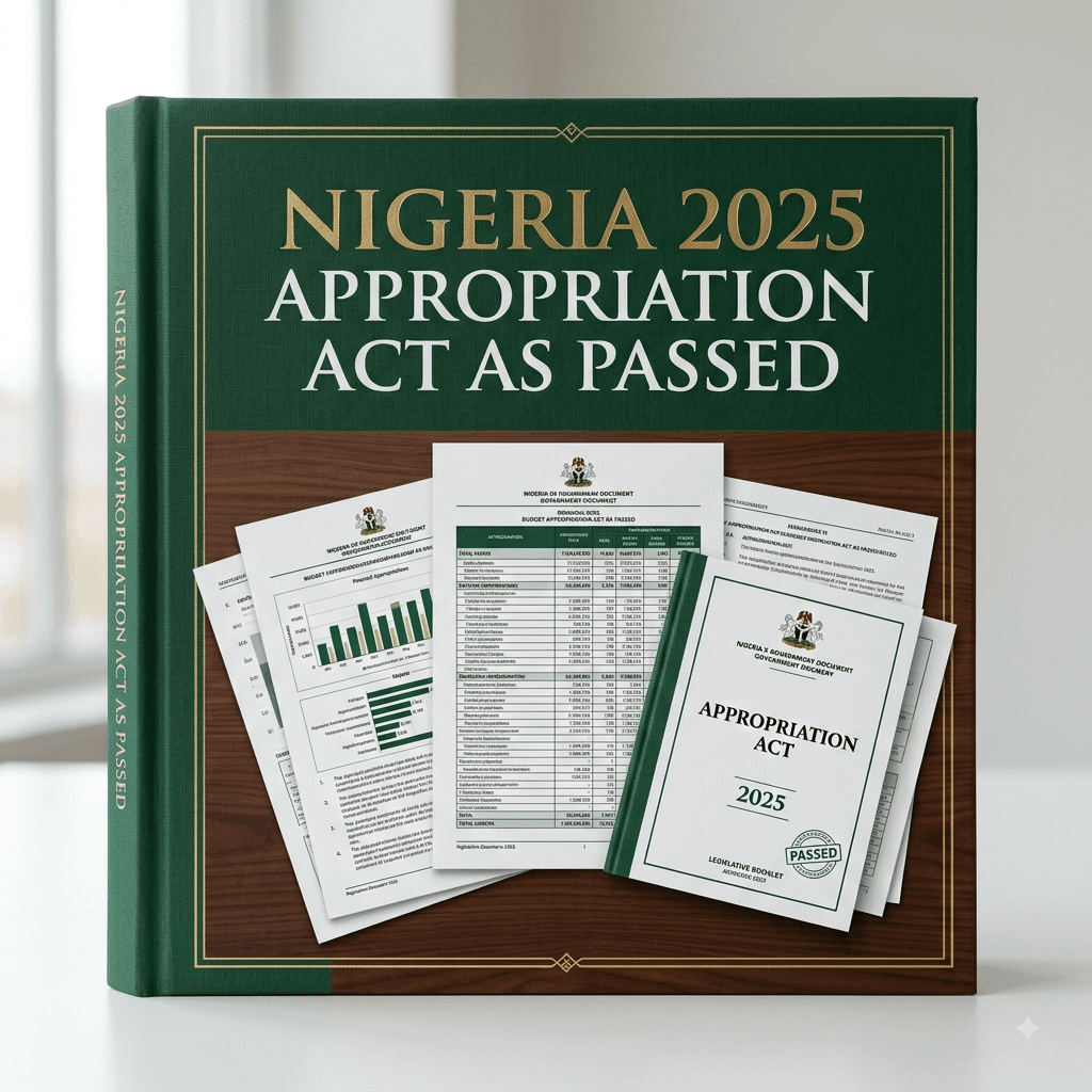 Nigeria 2025 Appropriation Act as Passed