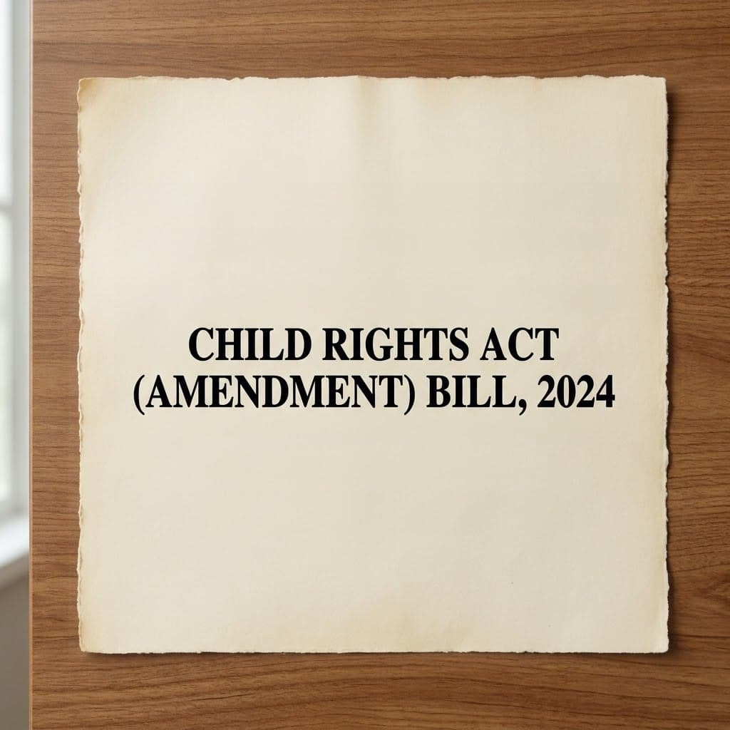 Nigeria's Child Rights Act (Amendment) Bill, 2024