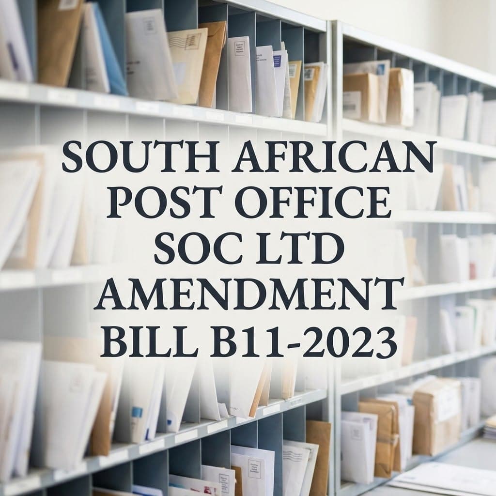South African Post Office SOC LTD Amendment Bill B11-2023