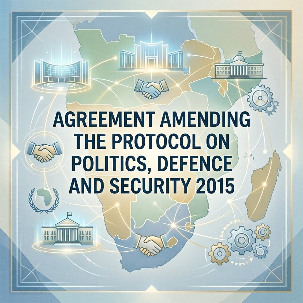Agreement Amending the Protocol on Politics, Defence and Security 2015 - English