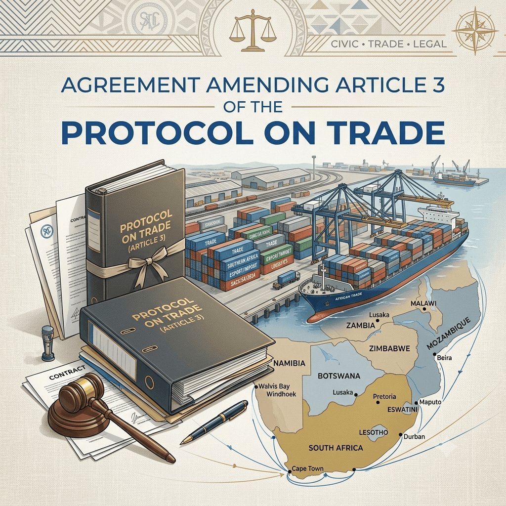Agreement Amending Article 3 of the Protocol on Trade - English - 2016 - Updated August 2017